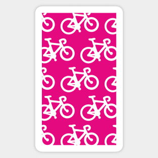 Pink Bike Pattern Sticker